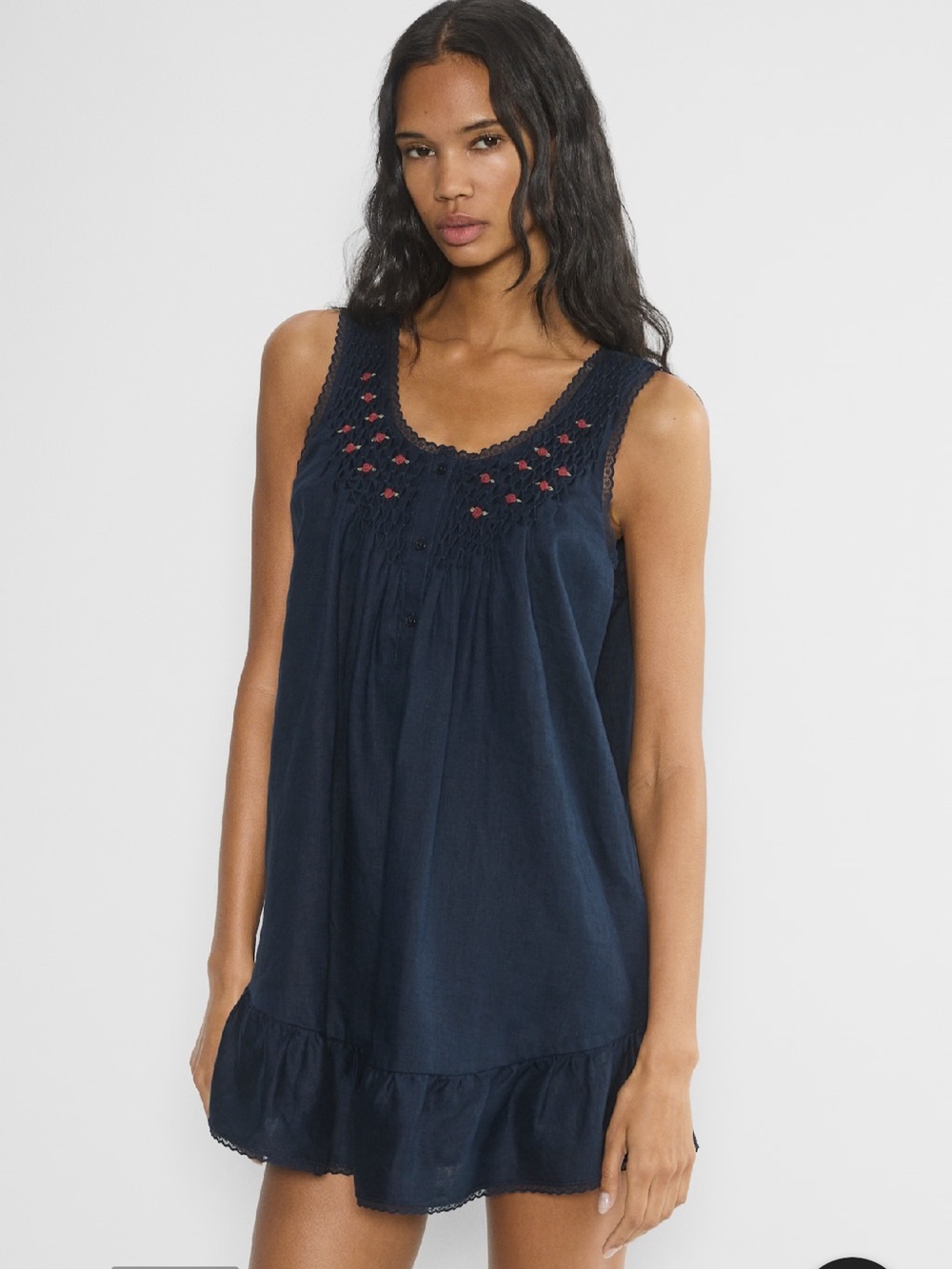 Aritzia Sunday Best Karina Linen Dress/ Admiral / 2xs/ New with tag